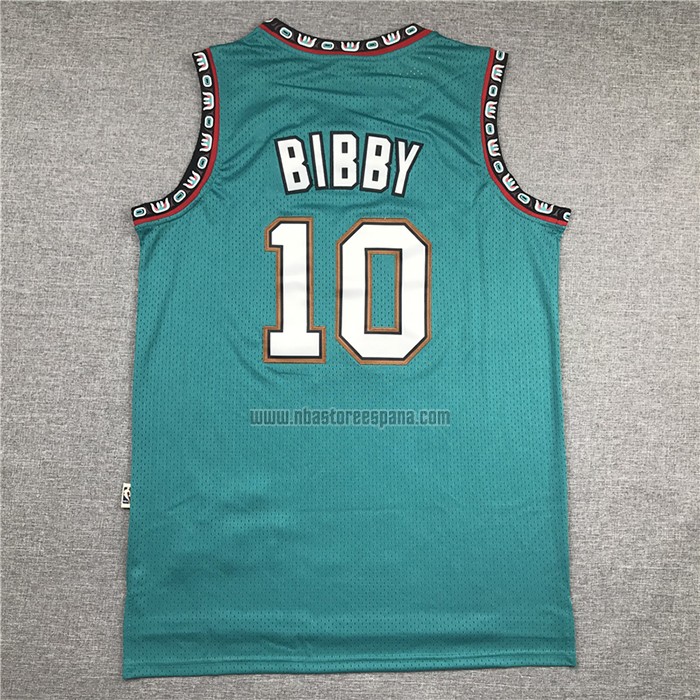 Camiseta Memphis Grizzlies Mike Bibby NO 10 Historic Retro Verde